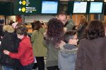 Syrian Refugee Family Arrives at the Vancouver Airport and is welcomed by family members already in Canada