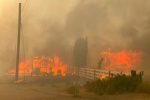 Video captured by a Lytton resident fleeing the B.C. community on June 30, 2021 shows numerous structures on fire. (2 Rivers Remix Society/Vimeo)